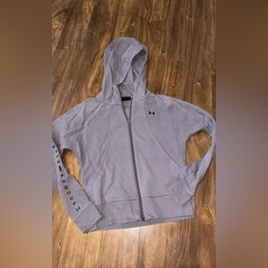 Under Armour Lavender Full-Zip Fleece Hoodie